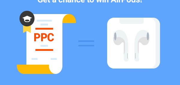 SemrushAcademy's tweet photo. Contest time! Win a set of new Apple AirPods by proving your SEMrush PPC toolset mastery!
To participate:
✅ Pass the SEMrush Exam for PPC Specialists https://t.co/XQzGiqNkBT until March 16
✅ Share your certificate with the hashtag #SEMrushAcademyPPC
✅ Follow @SEMrushAcademy https://t.co/U31KeVGGLI