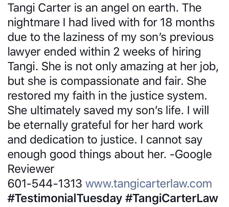 tangicarter's tweet photo. #testimonialtuesday https://t.co/7fC6baBTO7