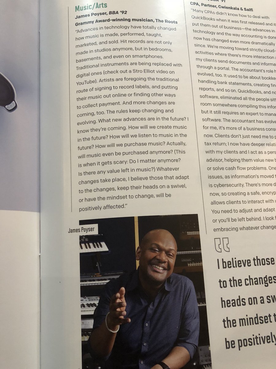 wind__rider83's tweet photo. #TempleUniversity students & alum, check out the Winter 2018 issue of #FoxFocus ! Thank you @TempleUniv @foxschool & Elliot Sharp for speaking with me about @amalgamphilly ! And I’m in good company in this issue! Congrats @jamespoyser on your feature. Temple Owls are everywhere! https://t.co/7kuqmkahQI