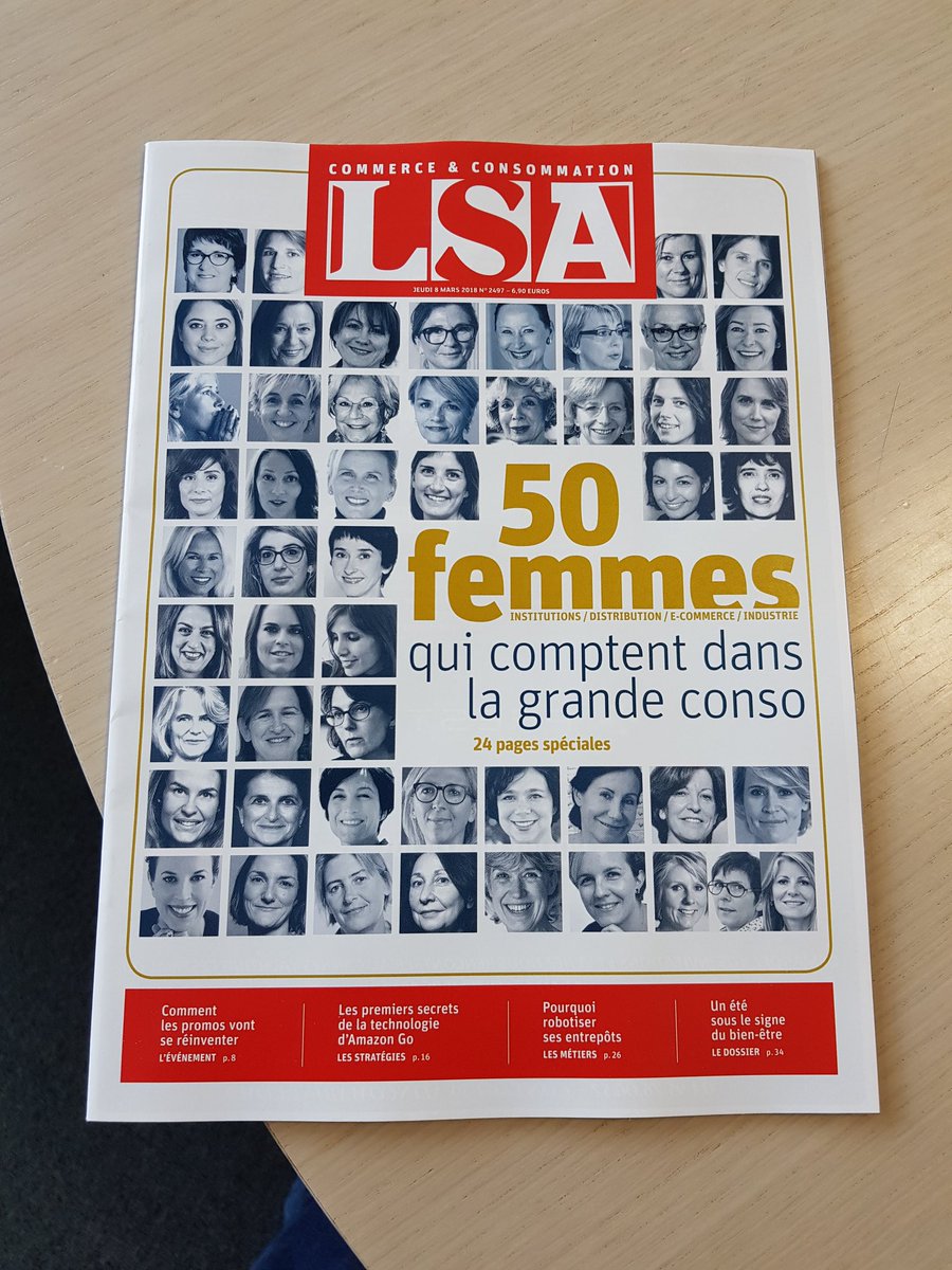 pugetyves's tweet photo. A lire absolument cette semaine, le numéro de Lsa. 50 portraits de femmes qui comptent dans l'univers de la consommation. https://t.co/DeE35DcePL