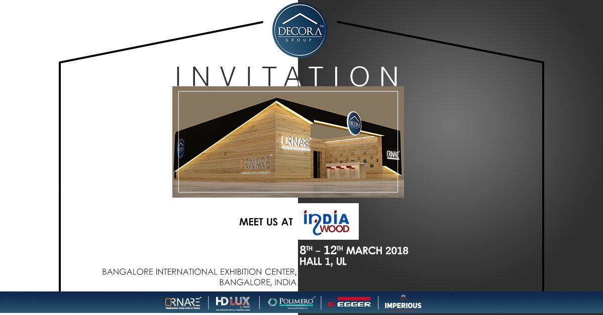 decorapanels's tweet photo. Come &amp; visit our largest collection of Decorative Panels at Indiawood - 10th International Trade Fair.
✔️ 8th - 12th March
✔️ Hall 1, UL
✔️ Bangalore International Exhibition Center, Bangalore
#decora #indiawood2018 #indiawood https://t.co/Dy5Dc6L22H