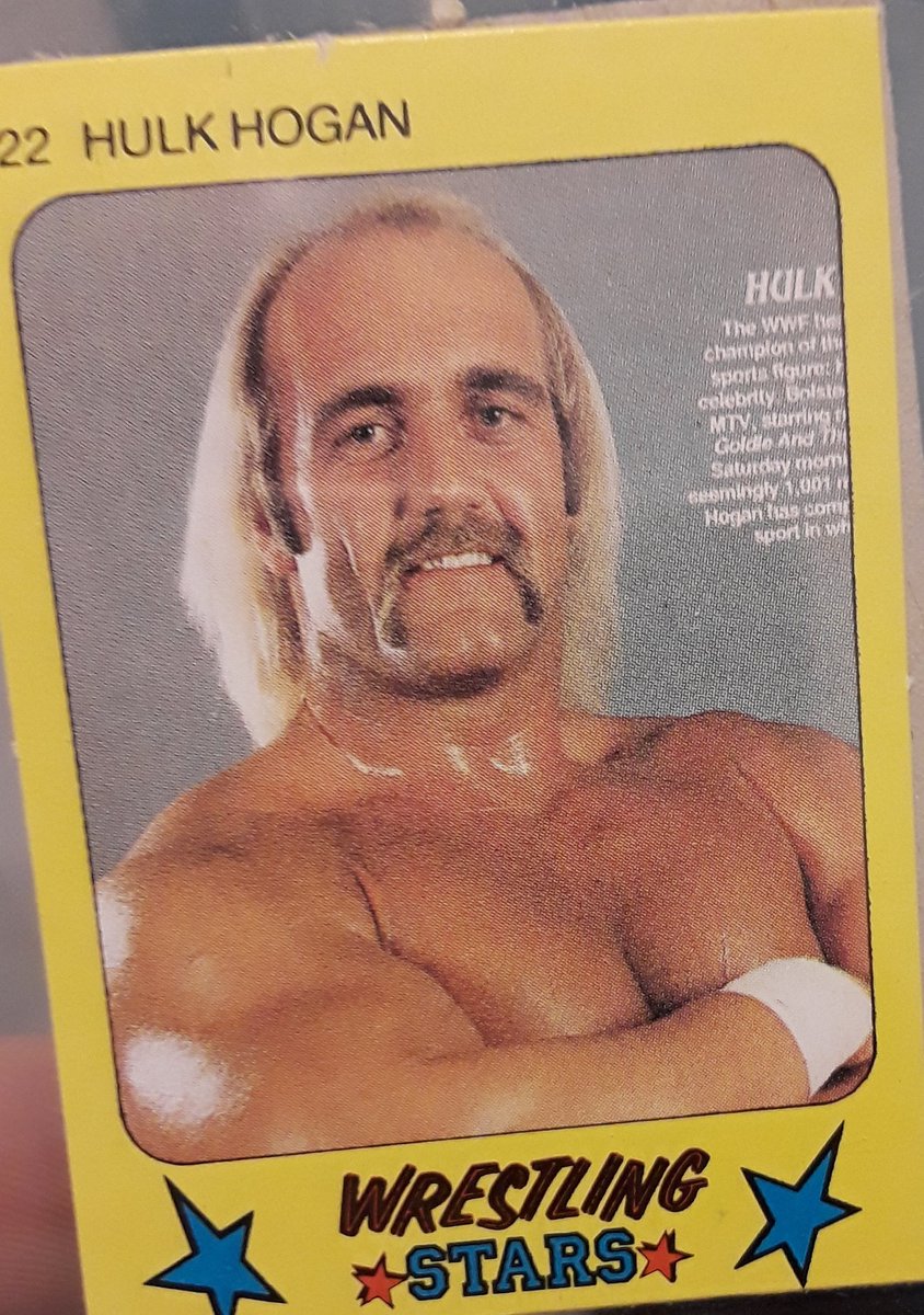 WrestlingCard's tweet photo. From the 1985 Wrestling Stars series.these cards are much smaller than the standard trading card,but just as cool and even more valuable,in some cases https://t.co/OSQhnGzXvS