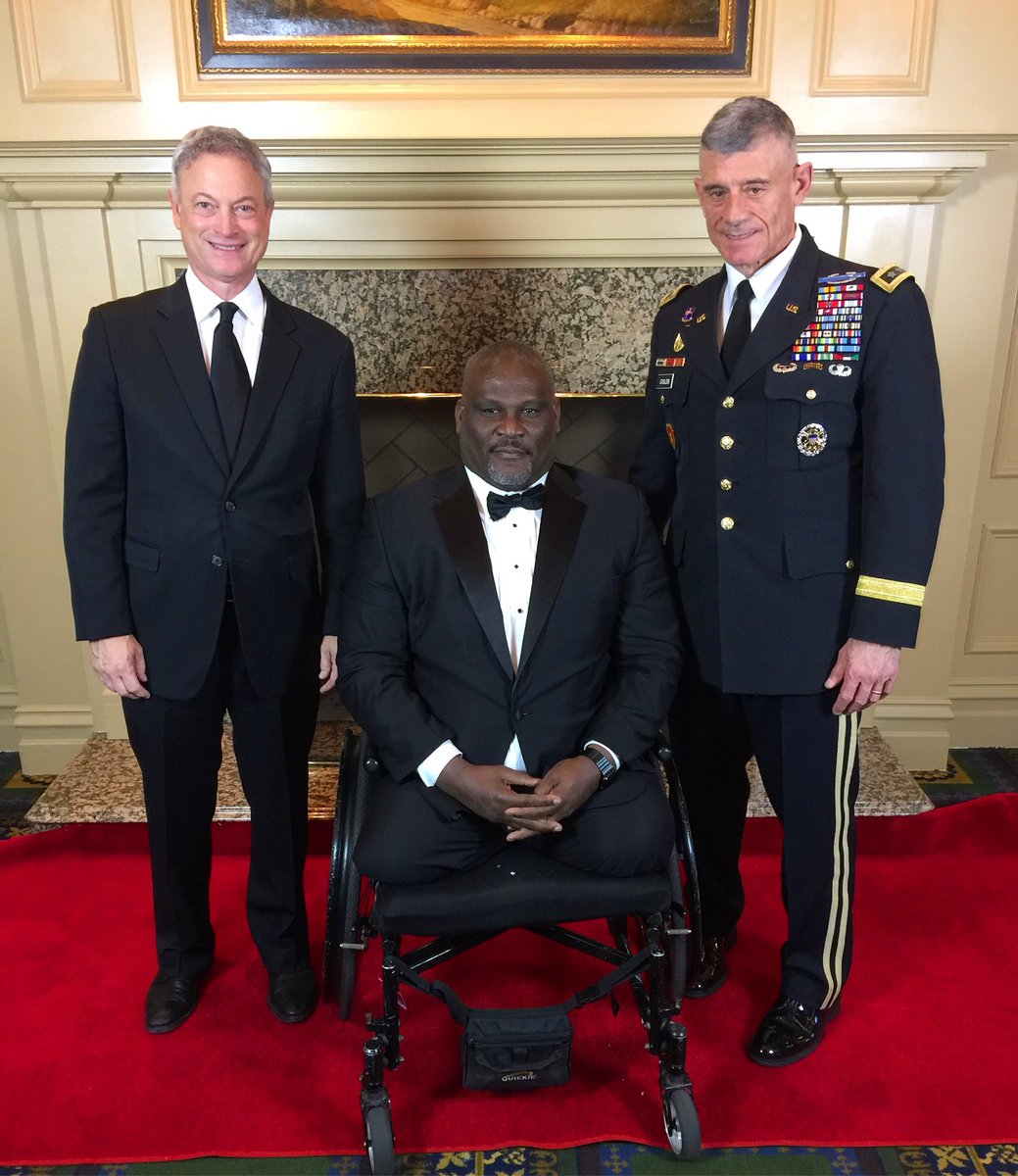 GarySinise's tweet photo. Attended a fund raiser to support the building of Buffalo Soldiers Monument at West Point. I am supporting.
Honored to be there with my friends Colonel Greg Gadson and General Robert Caslen.
Go to: https://t.co/Jm3vI1C18h https://t.co/laU19Gr2Tb