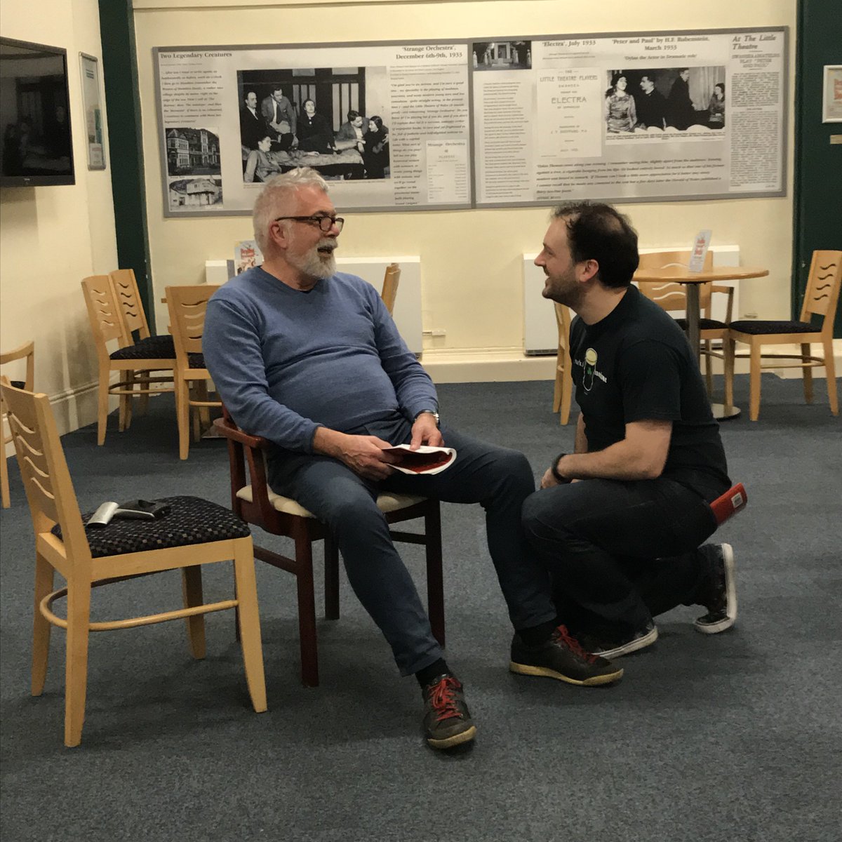 SwnsLilTheatre's tweet photo. Some shots from last night's rehearsal of 'Beyond Reasonable Doubt'! We interviewed the director and cast, see what they had to say about their characters: https://t.co/mTDfQW3dAc https://t.co/PvU0TFFyAT