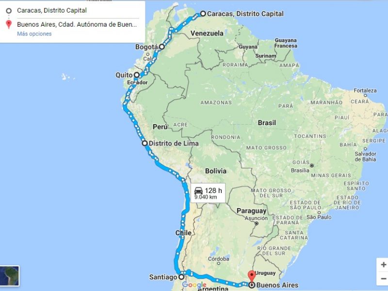 Viaja a Colombia, Ecuador, Peru, Chile o Argentina con la Ruta de Sudámerica. Reserva tu cupo con 600 Mil Bs mientras reúnes los dolares para tu viaje ow.ly/u4DQ30iLYms