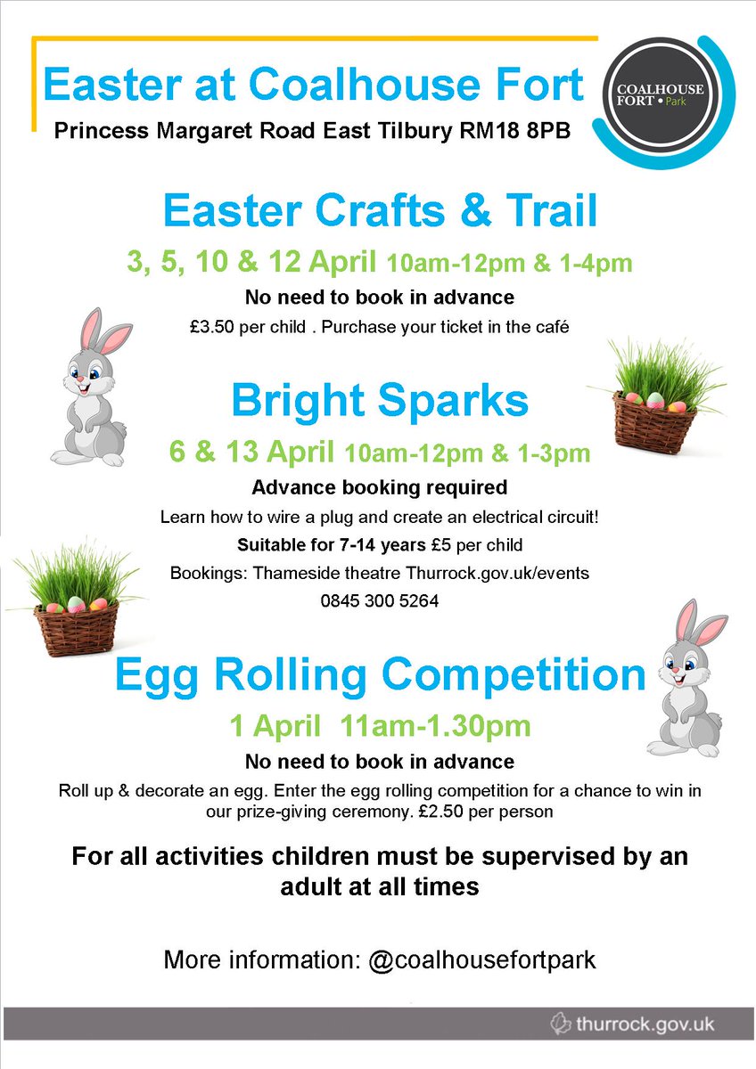 We've got lots going on at Coalhouse this #Easter! Check it out...