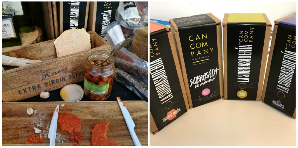 CanLuxGourmet's tweet photo. Muchos ha descubierto este fin de semana en Le good market las gloriosas #sobrasadas de Can company, invenciones del gran Xesc Reina https://t.co/fl3mWZZcpb