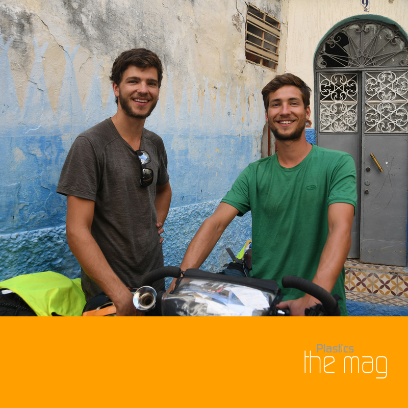 PlasticsEurope's tweet photo. Quentin and Matthieu @cycletorecycleP are #cycling around the #world to find innovative ways to recycle #plastic - from Morocco to Tanzania, here's what they discovered so far https://t.co/OPLpahxBiI https://t.co/aPLYDPLZT5