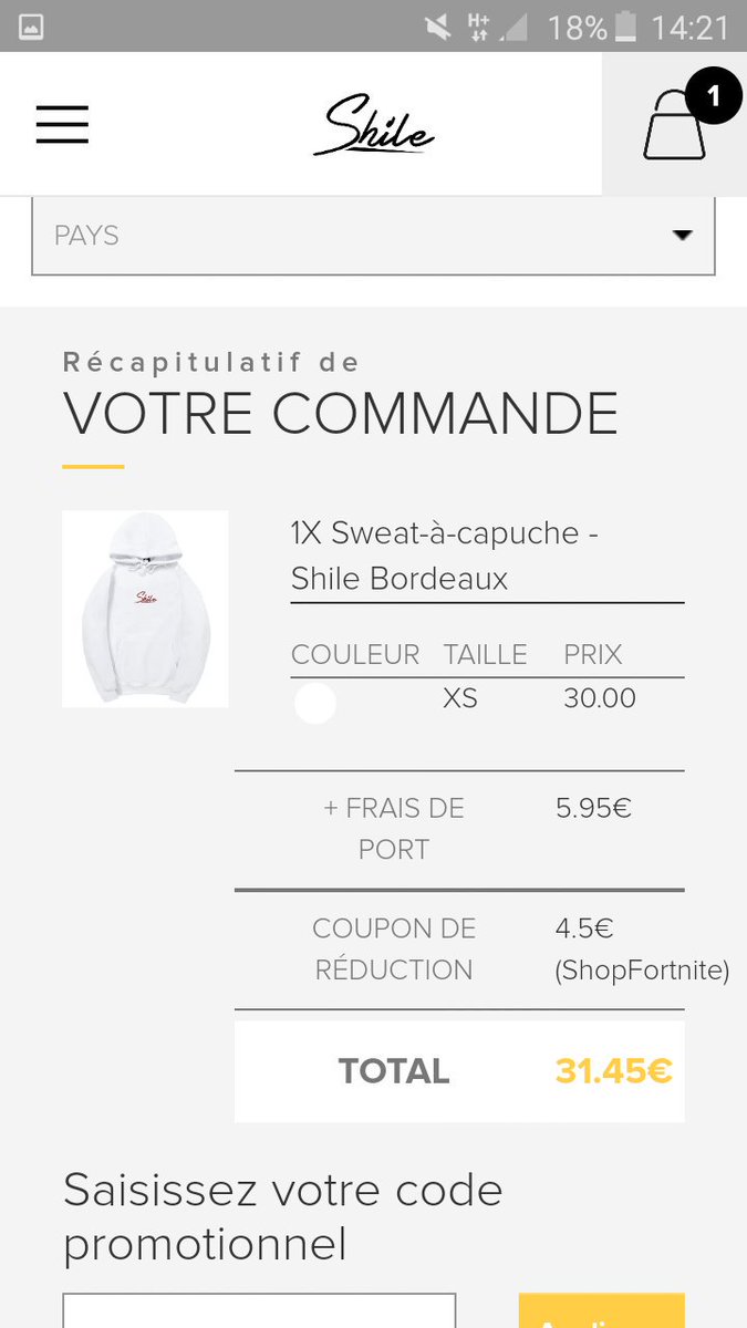 ShopFortnite's tweet photo. -15% de réduction avec le code "shopfortnite" sur le site de @ShileClothing https://t.co/I5geXH8JNC