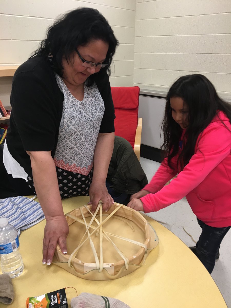 Ms Gamble
@MsGambleLKDSB
·
9m
We had 20 families make hand drums with elder Cecil Isaac at #aawright  My heart is full!! @lkdsb #anishinaabe #handdrum #familyengagement #cdned #onted #communitypartnerships #indigenouseducation #nativetwitter @MatthewMikhaila @Ms_A_Kelly @AAWright