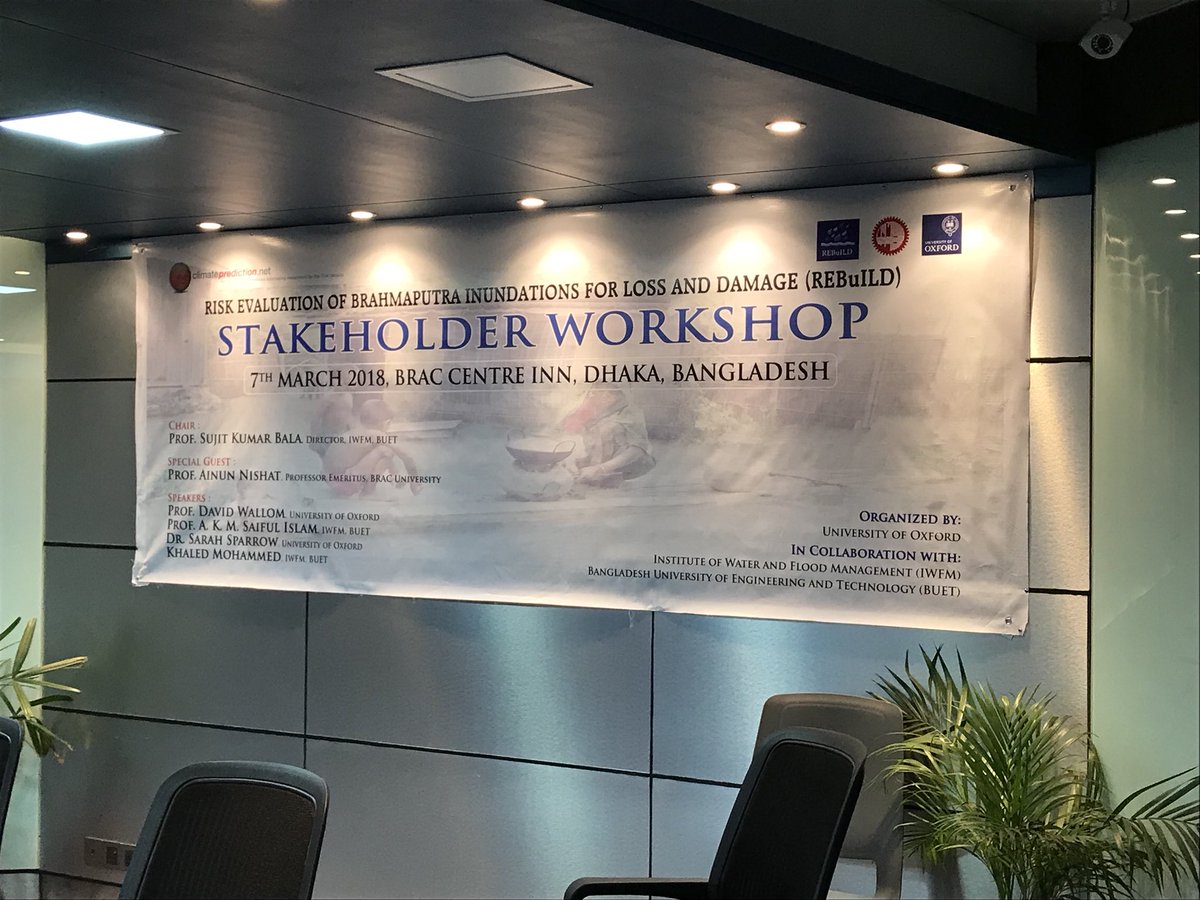 Getting read for tomorrow’s REBuILD Stakeholder workshop in Dhaka, <a href="/CPDN_BOINC/">CPDN</a>