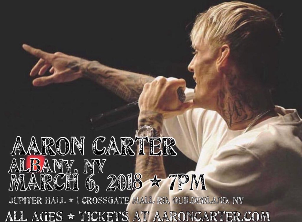 AaronCarter_ST's tweet photo. #ALBANY Today is your day 🙌🏻 get to @jupiterhallalb to see @aaroncarter ♥️🎶🎹🎤 YOU DONT WANT TO MISS THIS. https://t.co/7dT8NaoaPI