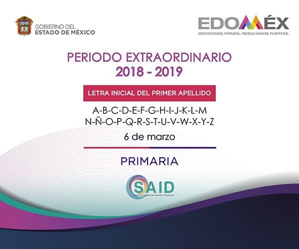 SeducEdoMex's tweet photo. #NoOlvides que #Hoy martes 6 de marzo, es el último periodo extraordinario para llevar a cabo el trámite de preinscripción en el #SAID2018 para nivel #Primaria.
Ingresa en: https://t.co/F4pdYLCOJz https://t.co/zYJGMgwGIv