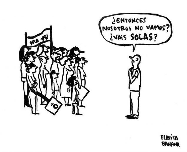 smoda's tweet photo. La viñeta de  @flavitabanana sobre la #HuelgaFeminista8M https://t.co/dCh7yFQBe9 https://t.co/IehV87rbWG