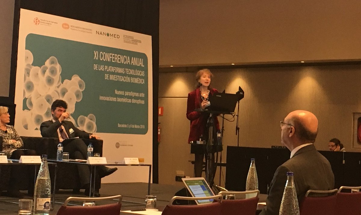 Farmaindustria's tweet image. Mabel Loza @UniversidadeUSC El desarrollo temprano de fármacos en modelos de innovación en abierto es ya una realidad global: en España tenemos que sacar partido porque tenemos la investigación clínica, infraestructuras y capacidad necesarias #IDbiomedica18