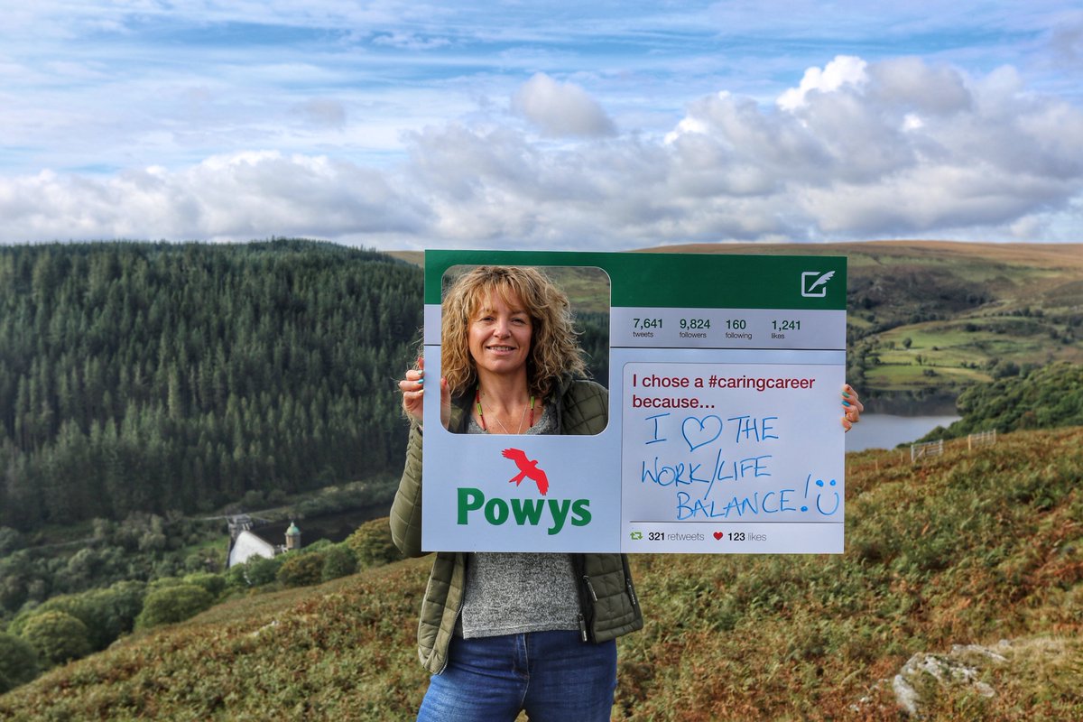 PowysCC's tweet photo. Looking for a #caringcareer in children’s or adult social services? We have exciting career opportunities at https://t.co/sqETZE4N0Q #jobs #workliveplay #socialcare #career https://t.co/R3OVQvZOCI