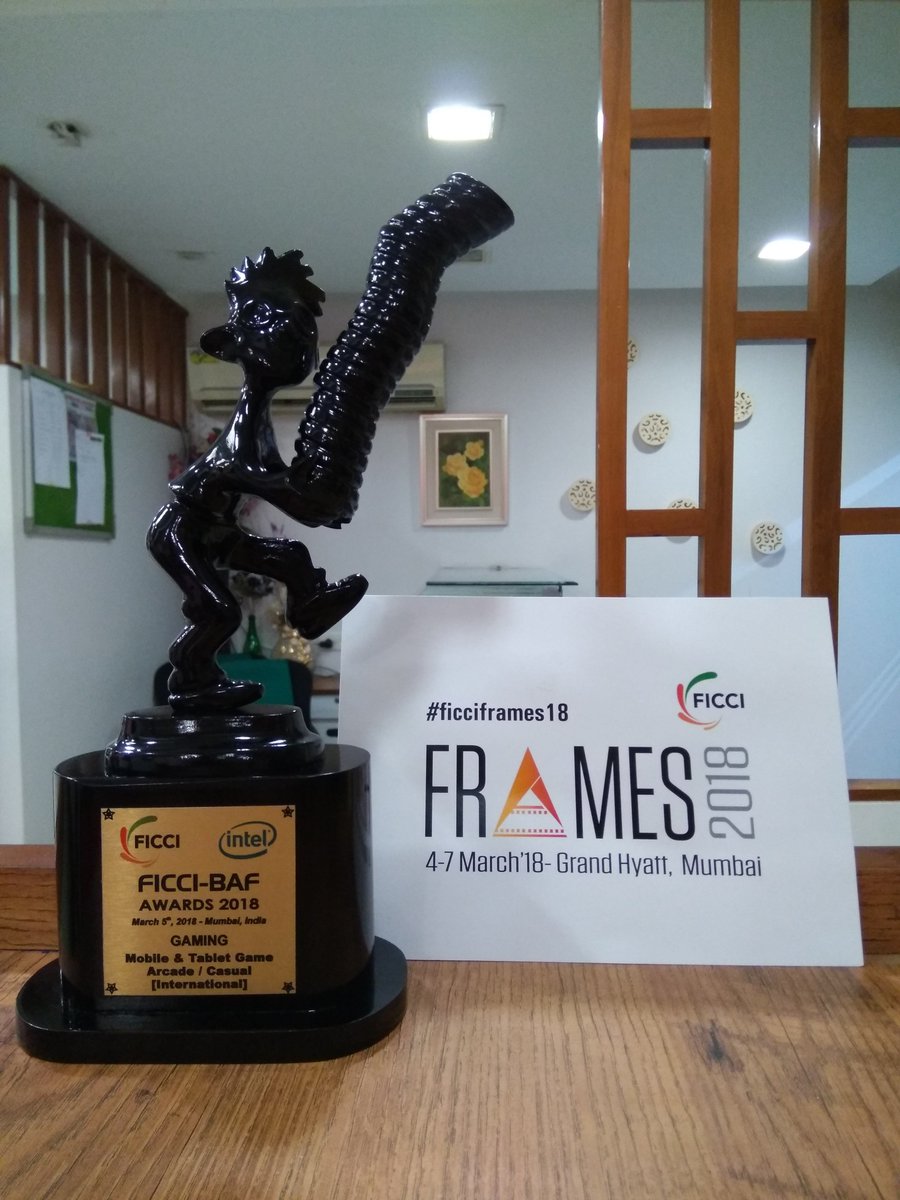 LudoKingGame's tweet photo. That euphoria when Ludo King has won the FICCI BAF 2018 award for Mobile & Tablet Game: Arcade/ Casual (International). We are so honored!! Thank you!!
#ludo #ludoking #game #games #mobilegame #awards #ficci #baf #ficcibaf #animation #graphics #videogame #gaming #gaminindustry https://t.co/u8QpXKBeA7