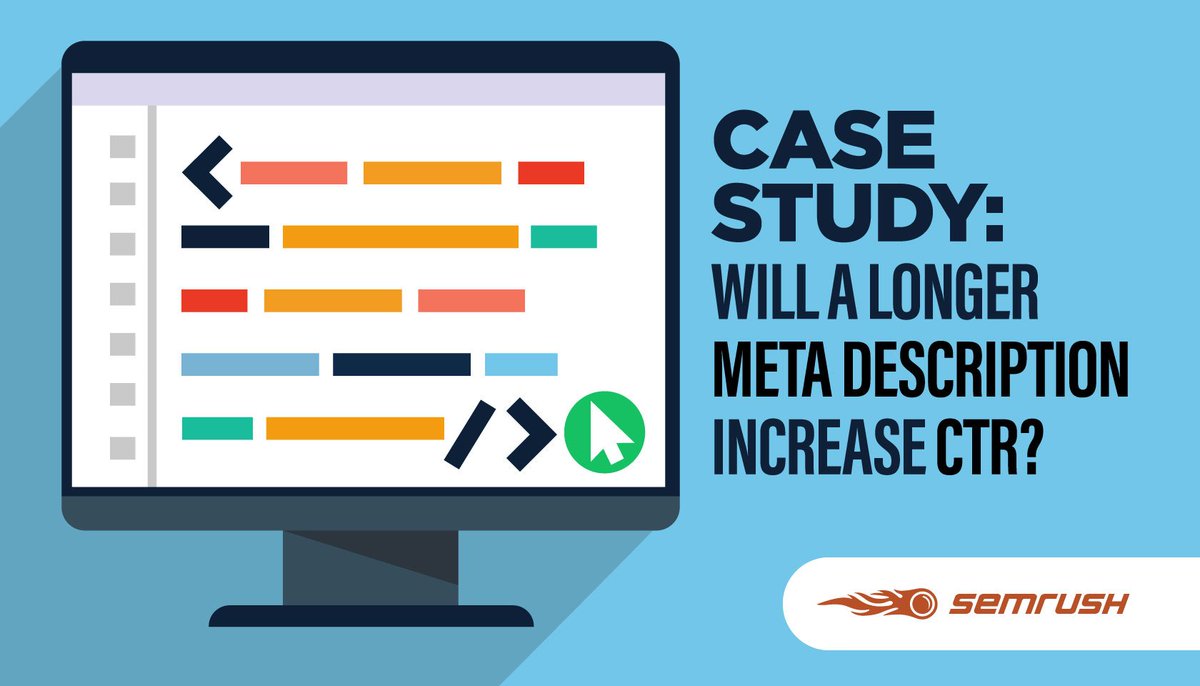 🌟💫😎💡  Case Study: Will a Longer Meta Description Increase CTR? zelezny.link/QJvvXZ via <a href="/SEMRush/">Semrush</a> #in
