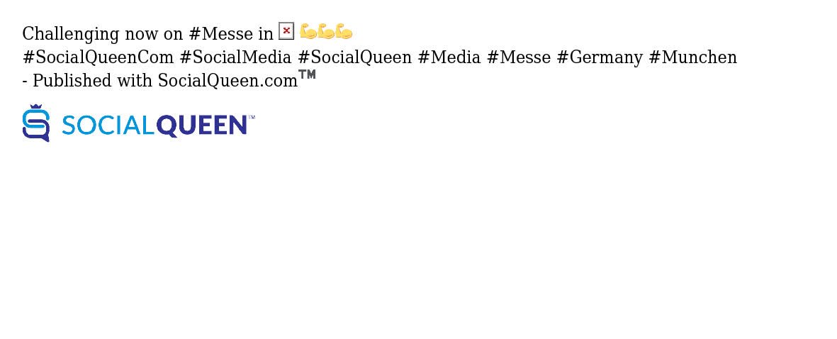 SocialQueen_Com's tweet photo. #SocialQueenCom #SocialMedia #SocialQueen #Media #Messe #Germany #Munchen
 - Published with https://t.co/adeZC5lhKU™ https://t.co/VP2ydOxvUL