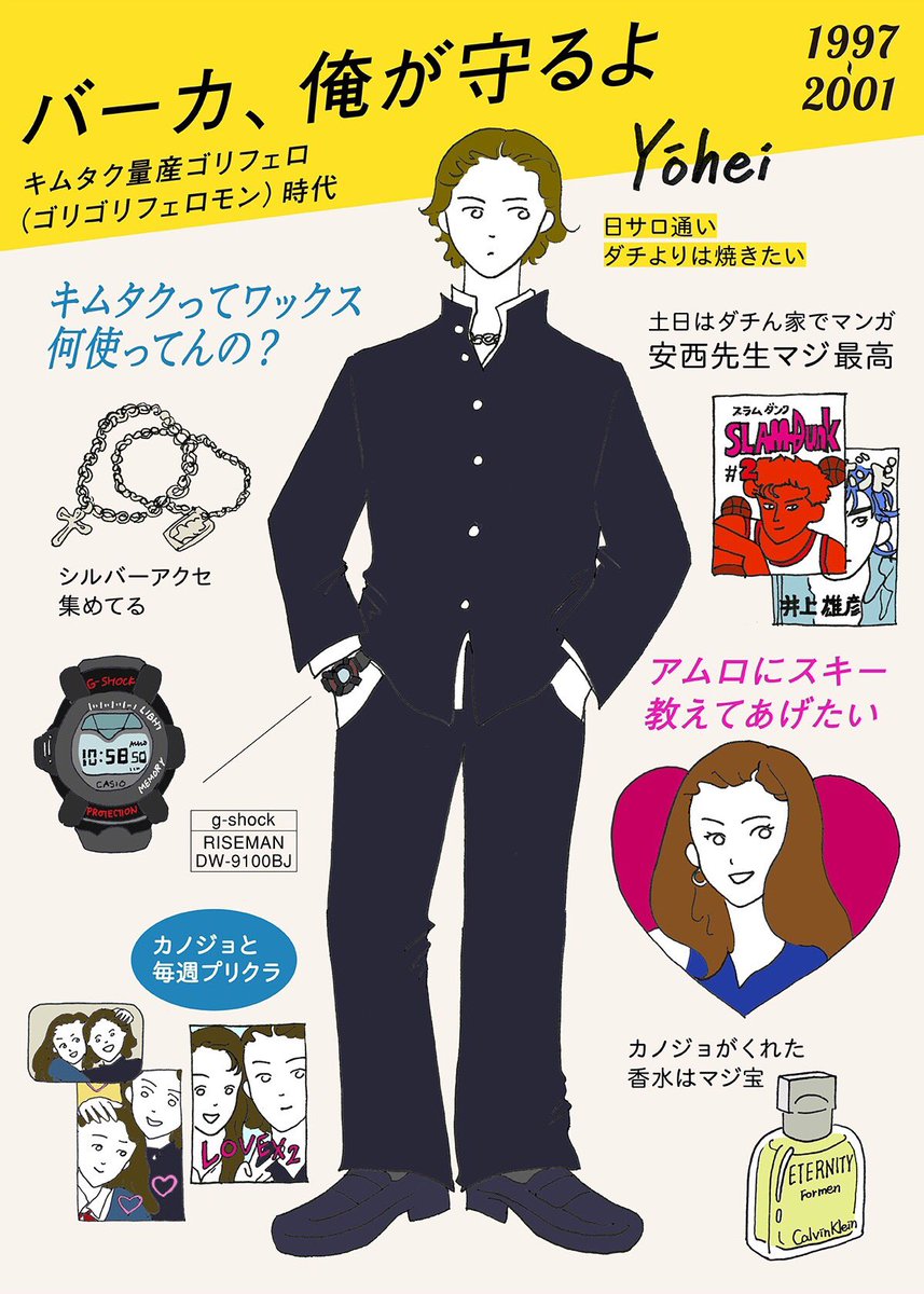 【徹底解剖!夢とロマンとDK20年史】
女子高生に続き男子高校生史の記事書いたよ〜!
今回も伊藤紺のコピーにeryのイラストであの頃のDKを蘇らせました🔮🖋
https://t.co/VgyQQPOQMp
#DK #男子高校生