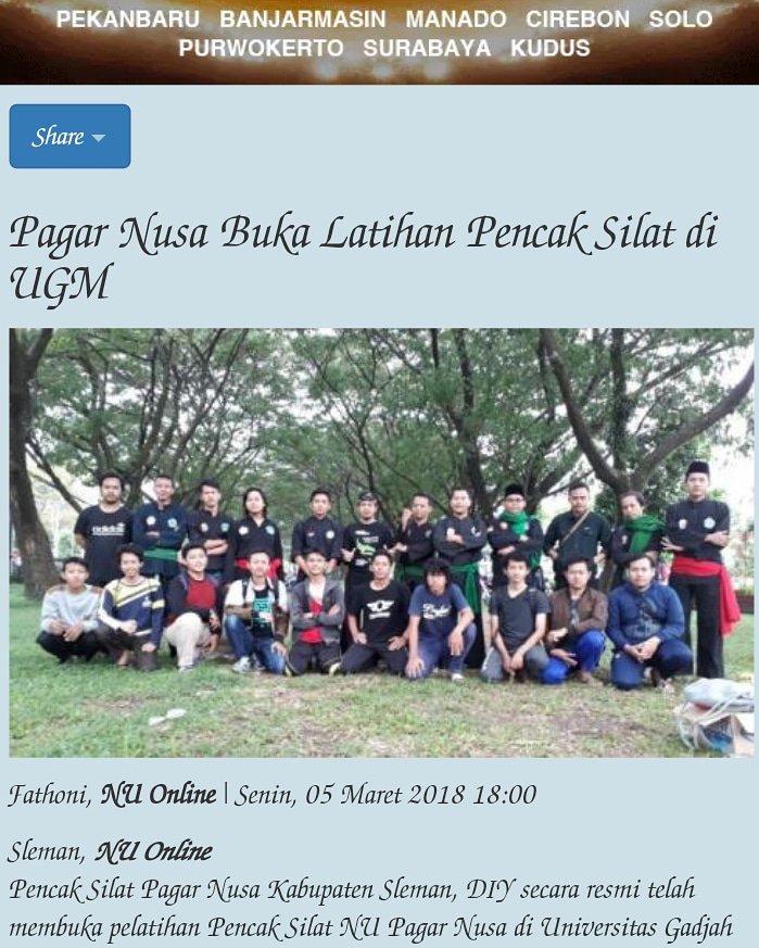 Pagar Nusa UGM tweet media