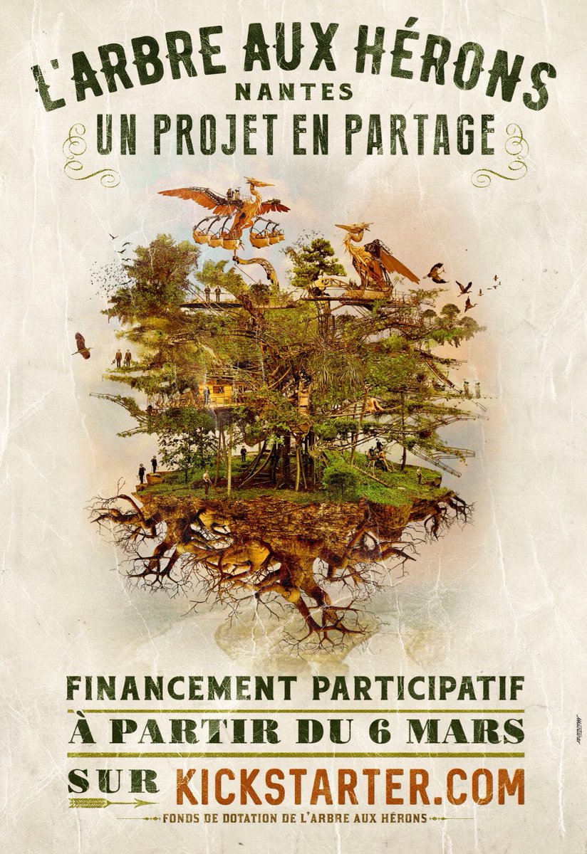 FleurMalouines's tweet photo. "Ils ne savaient pas que c'était impossible, alors ils l'ont fait" Mark Twain, la compagnie de la Machine, #Nantes, ses créatifs, ses doux rêveurs et tous les autres.... Un don, un lien :  https://t.co/OJM2a3Oy3a #Kickstarter https://t.co/5SAPblXc1i