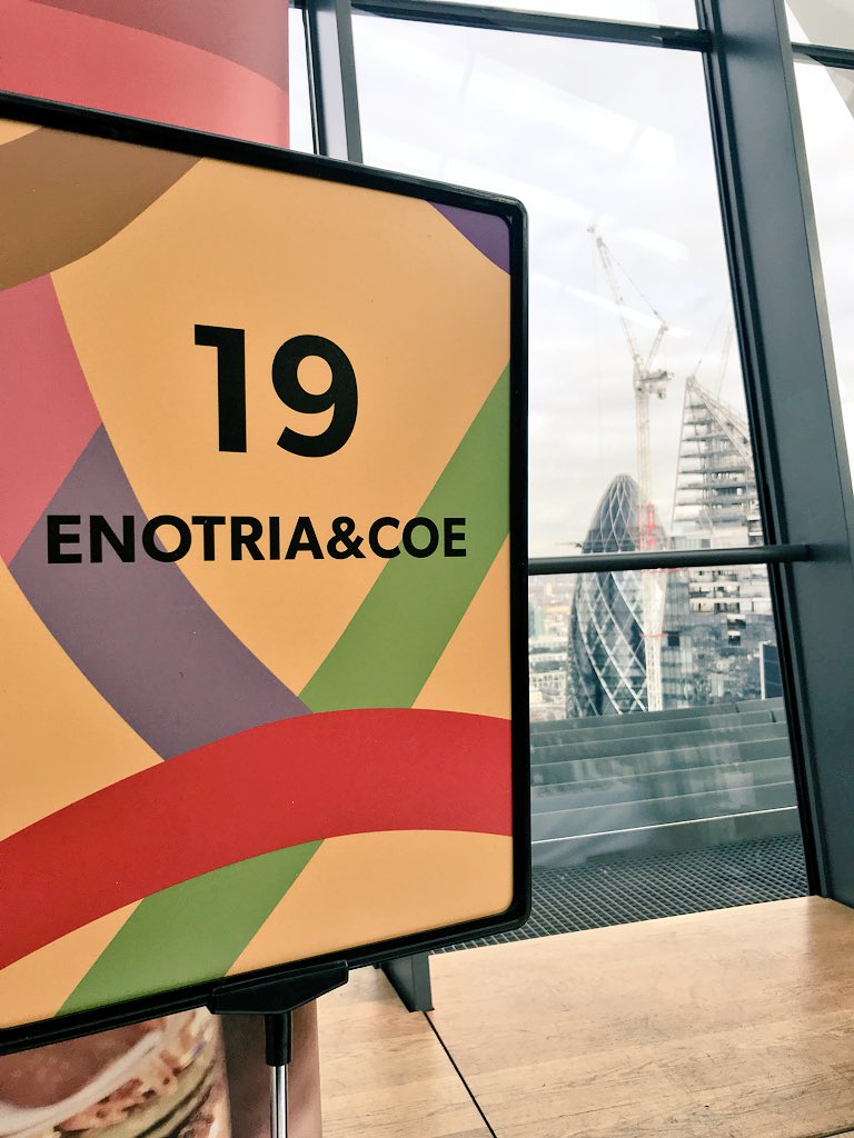 Come visit us on Table 19 (or just in front of #TheGherkin) today at @spanishwinefair #wfs2018