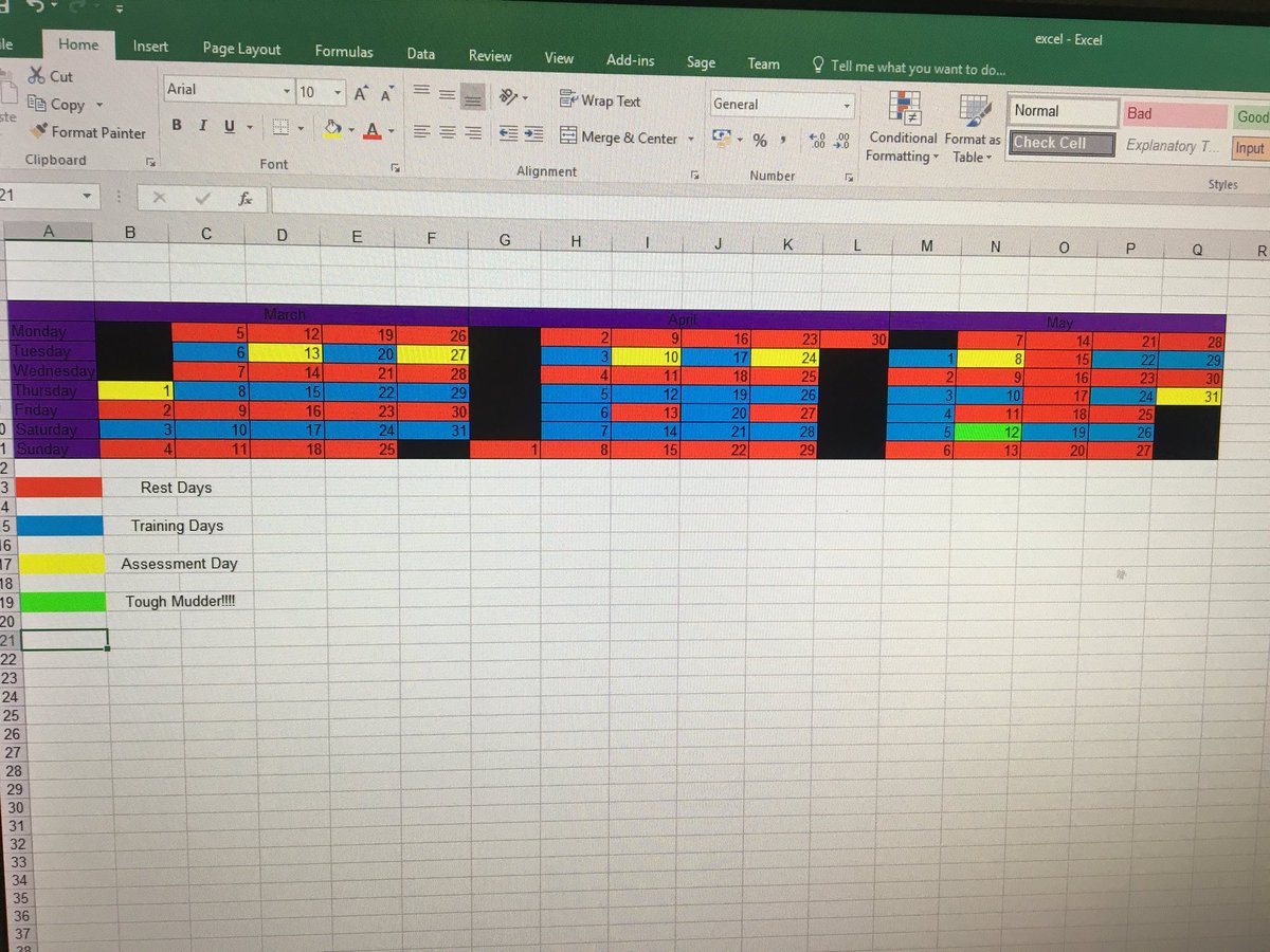 HashCranidgePT's tweet photo. My overview of my client training plan for the next few months 🏃🏽‍♂️🏋🏽‍♂️@DecGolightlyPT @SportUniformedS @tim_hotchin https://t.co/TIRfnZbev3