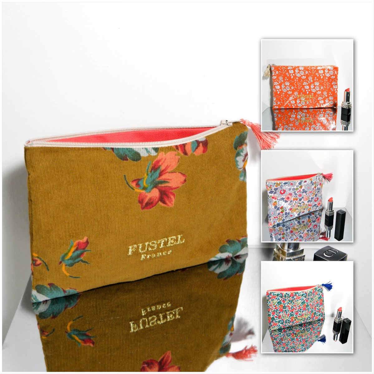 SacFustel's tweet photo. #trousse de #maquillage @SacFustel . En #tissu #Liberty, #velours #milleraies et tissu #enduit. Avec #pompon sur la tirette. #faitmain #madeinfrance. En vente sur @Etsyfr. 
https://t.co/wdKe7kW7LG https://t.co/jpq2jR2Grr