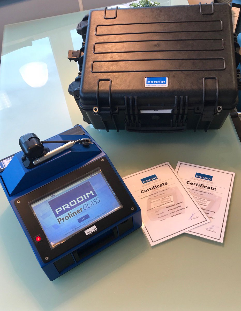 Om nog secuurder te kunnen werken en de klant daarmee nog beter van dienst te kunnen zijn meten wij nu met de #Prodim #Proliner #Glass van <a href="/Prodim_Proliner/">Prodim International</a>. Meten op 0.5 mm nauwkeurig is nu geen probleem meer!