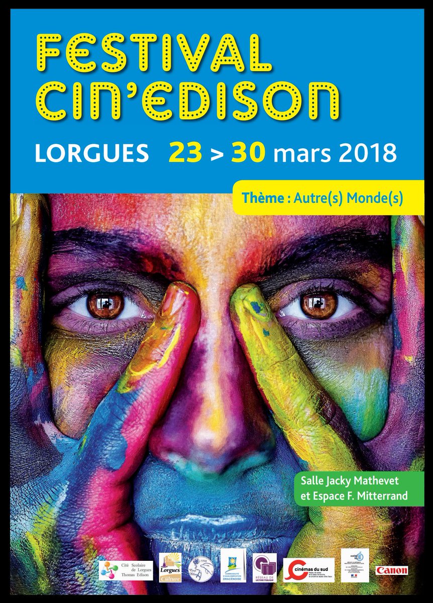 CinEdison's tweet photo. Dans à peine plus de 2 semaines, le festival #CinEdison2018 débutera salle F.Mitterrand à Lorgues avec une avant première et un prestigieux invité... programme à suivre très prochainement ! https://t.co/4EQ1D8O2P8