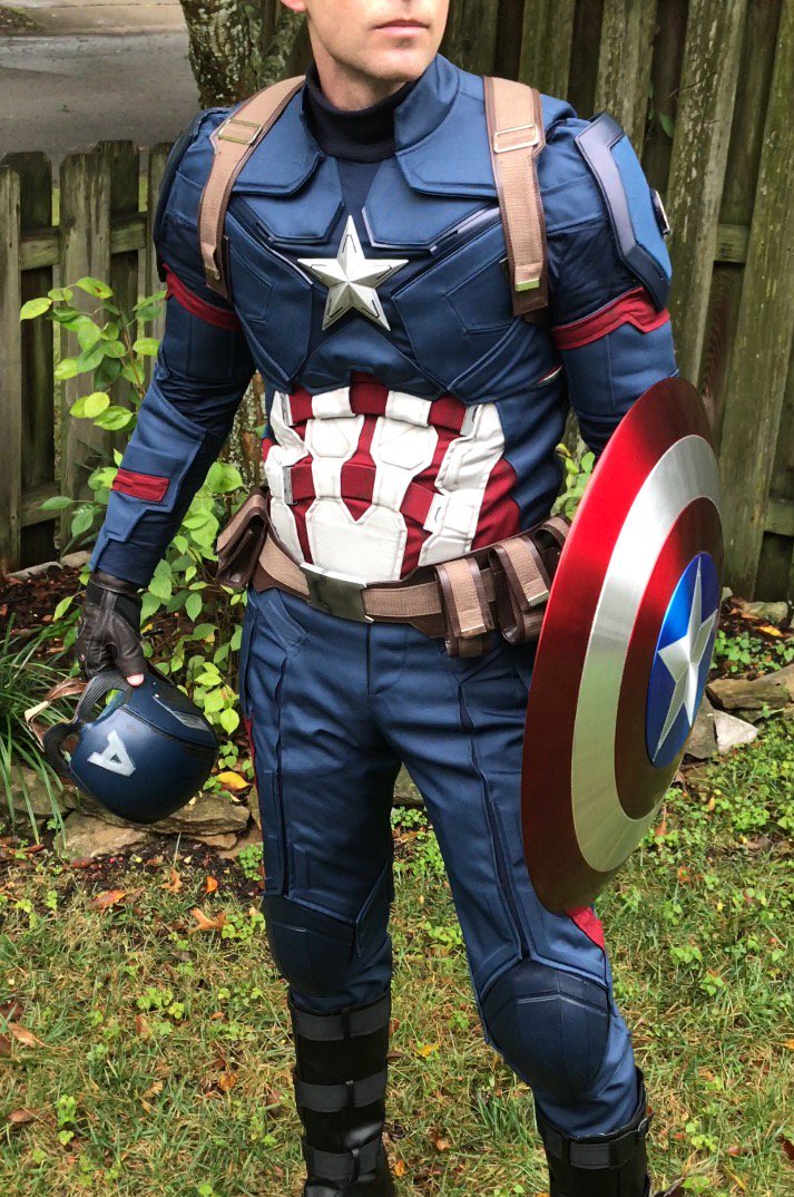 Diy Captain Marvel Jacket Captain America Costume Replica