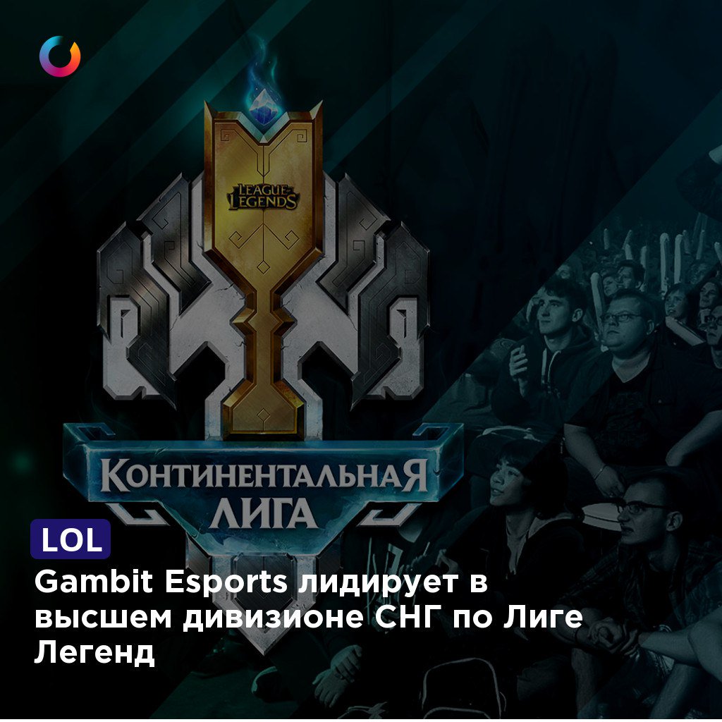 imarkesports's tweet photo. Gambit Esports лидирует в высшем дивизионе СНГ по Лиге Легенд
Подробнее на https://t.co/sjhOX1W3b2

#lol #lclspring2018 #cybersport #киберспорт #киберновости #game #games #valve #eSport #steam #easports #twitch https://t.co/kFyznN6Fo0