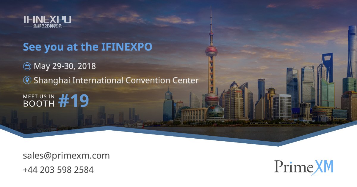 primexm's tweet photo. Join us at the Shanghai International Convention Center between May 29th and May 30th to talk about our technology and how it can cater to your needs. See you at booth #19! Read more: https://t.co/a8MWg3deJP #chinaevent #china #forexevents https://t.co/GKf5GJJzyg