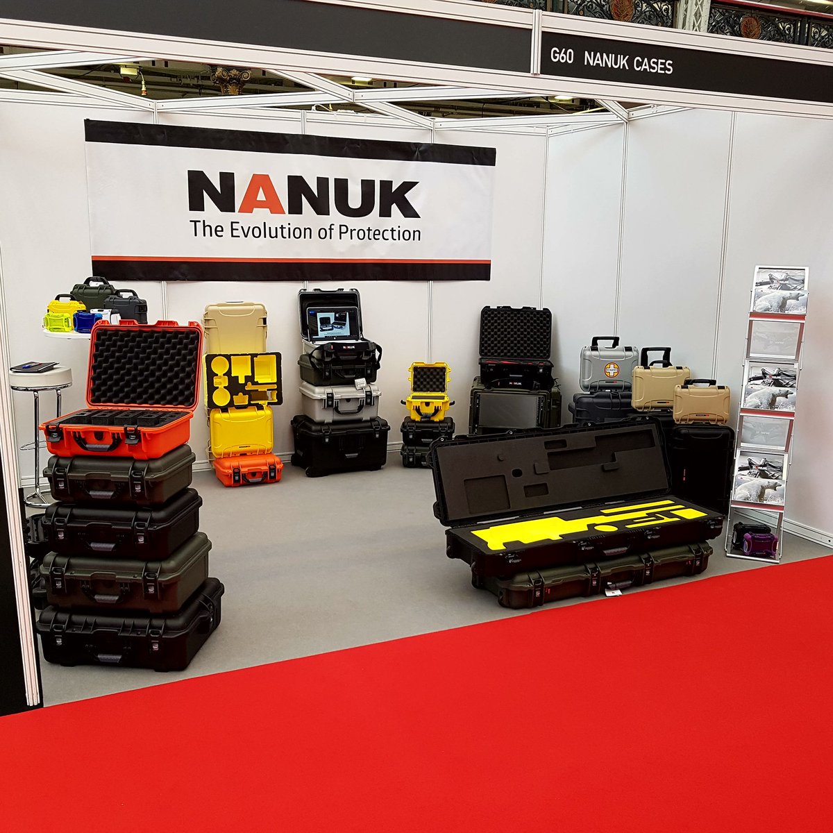 Nanukcases_UK's tweet photo. Day #1 at SCTX 2018 Olympia-London,  06- 07th - March
Stand # G60  #SCTX18
#Waterproofcases
 #transportcases #security https://t.co/jmA8GUoSQG