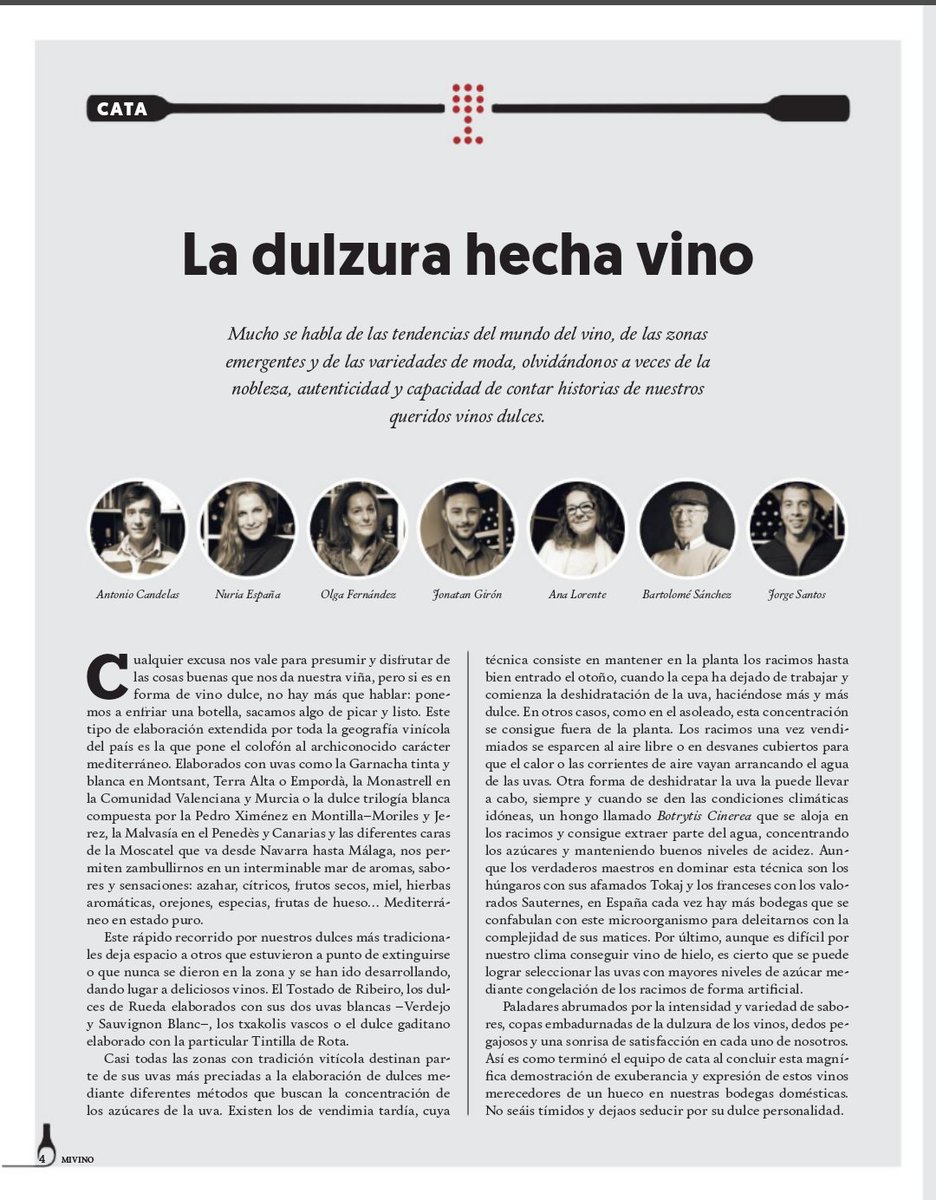 BodegasMenade's tweet photo. La revista de marzo de @Mi_Vino dedica un bonito artículo a los vinos dulces y, entre ellos, han incluido nuestro #DulceMenade elaborado con Sauvignon Blanc
¡Muchas gracias! https://t.co/nDHDtfbAyz