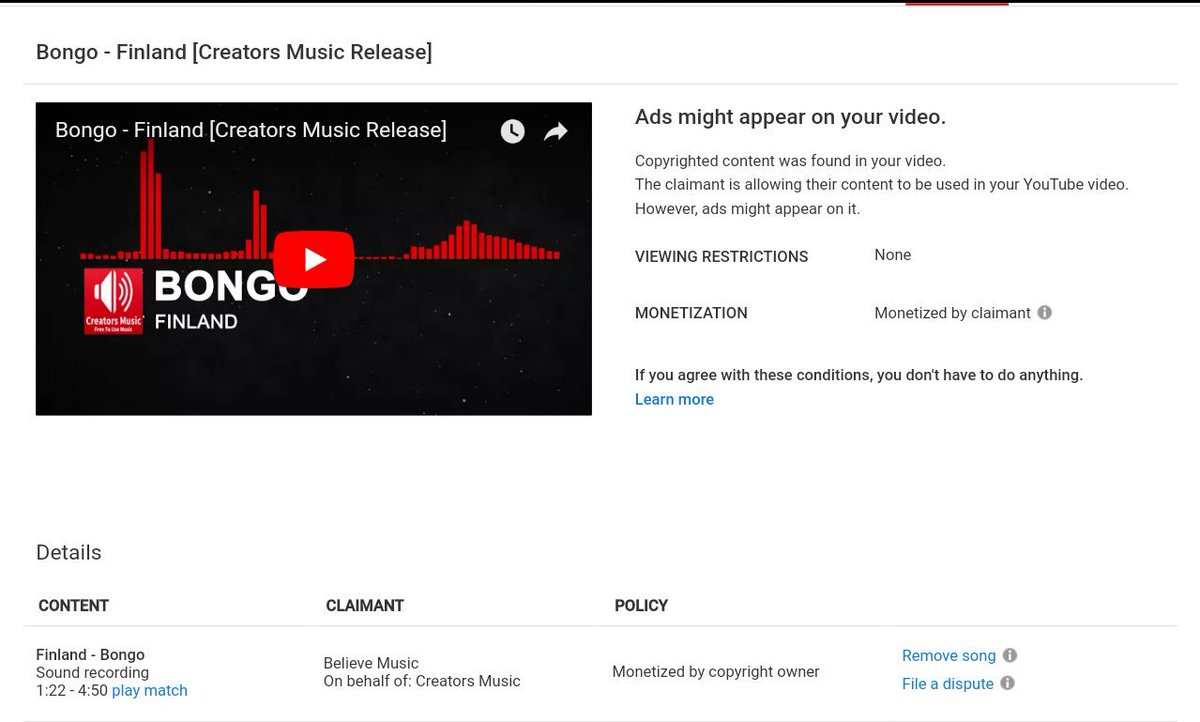 Due to an error on our part, we have accidentally 'Content IDed' our latest release 'Bongo - Finland'. We apologize to all who attempted to use this song on YouTube. This issue should be fixed within a couple of days, thanks to the help of @drm_nz 

#onejob #youtubecopyright