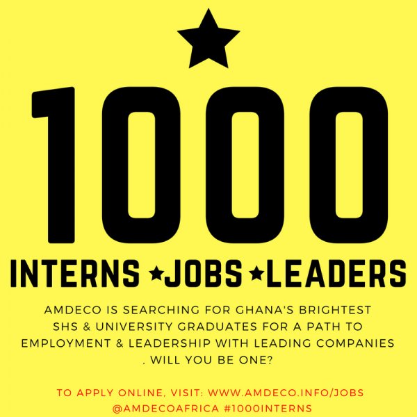 amdecoafrica's tweet photo. JOBS for Ghana's Graduates: Nothing tops INDEPENDENCE! SHS, TVET, HND & Uni graduates. APPLY Online for work experience: https://t.co/7MWRpf8IML #1000Interns @ameyaw112 @PulseGhana @OMGdigitalhq @Jessetheranter @SilverbirdGhana @TheAnitaErskine @SoronkoF #GhanaIndependence https://t.co/NA6iZR5wSB
