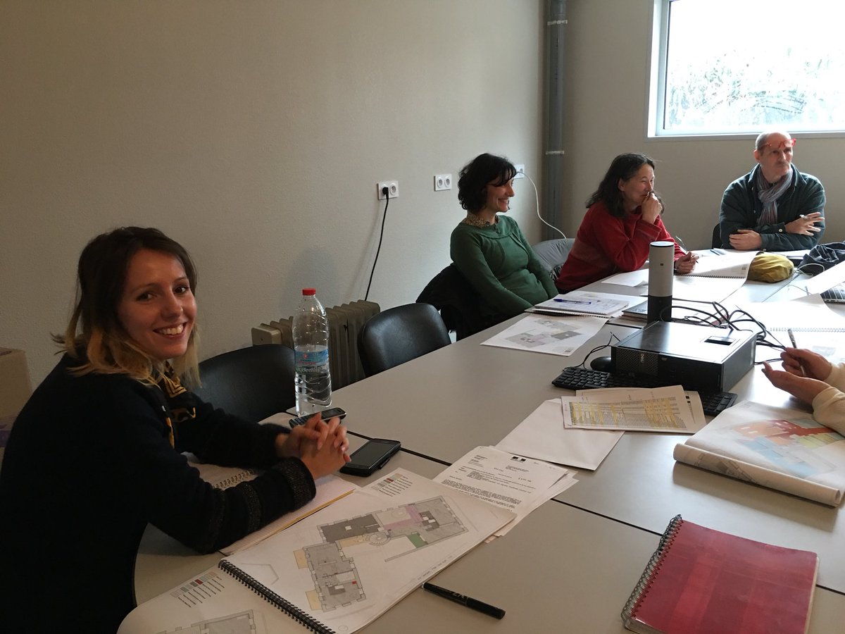 Masceline3's tweet photo. #Habitat participatif #Aurillac #Cantal le projet se concrétise - Réunion de travail phase APD @PolygoneSA @HabFab1 Ville et cabinet architecte #Boris Bouchet https://t.co/yhFpeWteeh