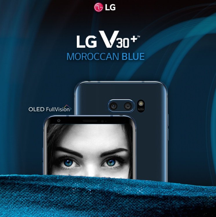LGMobileID's tweet photo. Nikmati pemandangan memanjakan mata tanpa batas dengan layar OLED Fullvision + warna barunya yang membuat kamu lebih percaya diri. #LGV30Plus #MoroccanBlue Selengkapnya di https://t.co/ugzNuA2kjy https://t.co/zg5KY9ineI