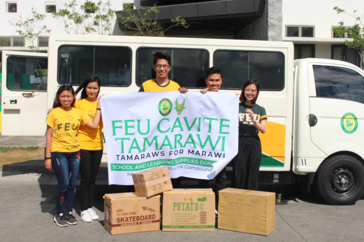 FEUCaviteSC's tweet photo. Today, we are able to donate 200 bags of school supplies for students and 100 bags of teachers' supplies for teachers in partnership with ABS-CBN Sagip Kapamilya.
Thank you for your outmost support in this meaningful endeavor, Tamaraws!
#FEUCSC #FEUCTamarawi https://t.co/nSwJSdmbWz