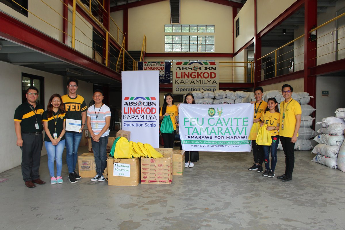 FEUCaviteSC's tweet photo. Today, we are able to donate 200 bags of school supplies for students and 100 bags of teachers' supplies for teachers in partnership with ABS-CBN Sagip Kapamilya.
Thank you for your outmost support in this meaningful endeavor, Tamaraws!
#FEUCSC #FEUCTamarawi https://t.co/nSwJSdmbWz