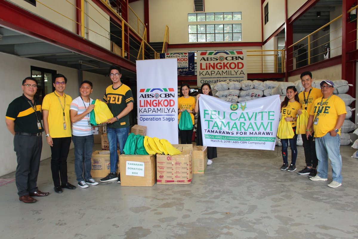 FEUCaviteSC's tweet photo. Today, we are able to donate 200 bags of school supplies for students and 100 bags of teachers' supplies for teachers in partnership with ABS-CBN Sagip Kapamilya.
Thank you for your outmost support in this meaningful endeavor, Tamaraws!
#FEUCSC #FEUCTamarawi https://t.co/nSwJSdmbWz