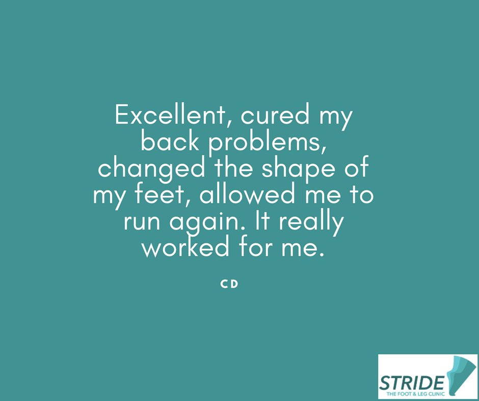 FootandLegClin's tweet photo. It cured my back problems, changed the shape of my feet, allowed me to run again... https://t.co/oaFjJUpXKx