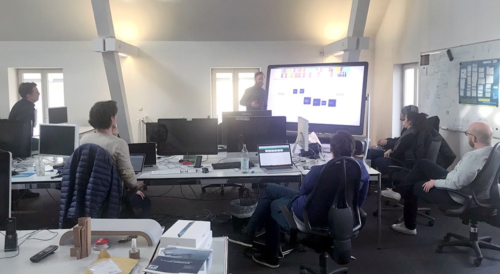p1xelsurfer's tweet photo. We finished our first strategy sprint. A great improvement of our company culture and I'm looking forward to the next sprints @weframeag @weframeone #agilemanagement #startup #agilerocks #weframeag #weframeone #wf1 #bettertogether https://t.co/pa38Y2IkZf