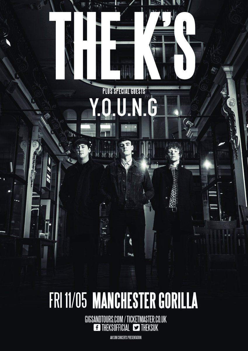 youngofficialuk's tweet photo. After last nights sellout show @DeafInstitute, we’re back in MCR with our boys, @TheKsUK @thisisgorilla! Tickets : https://t.co/FnLvU2IH3e https://t.co/7dcsWYBe7s
