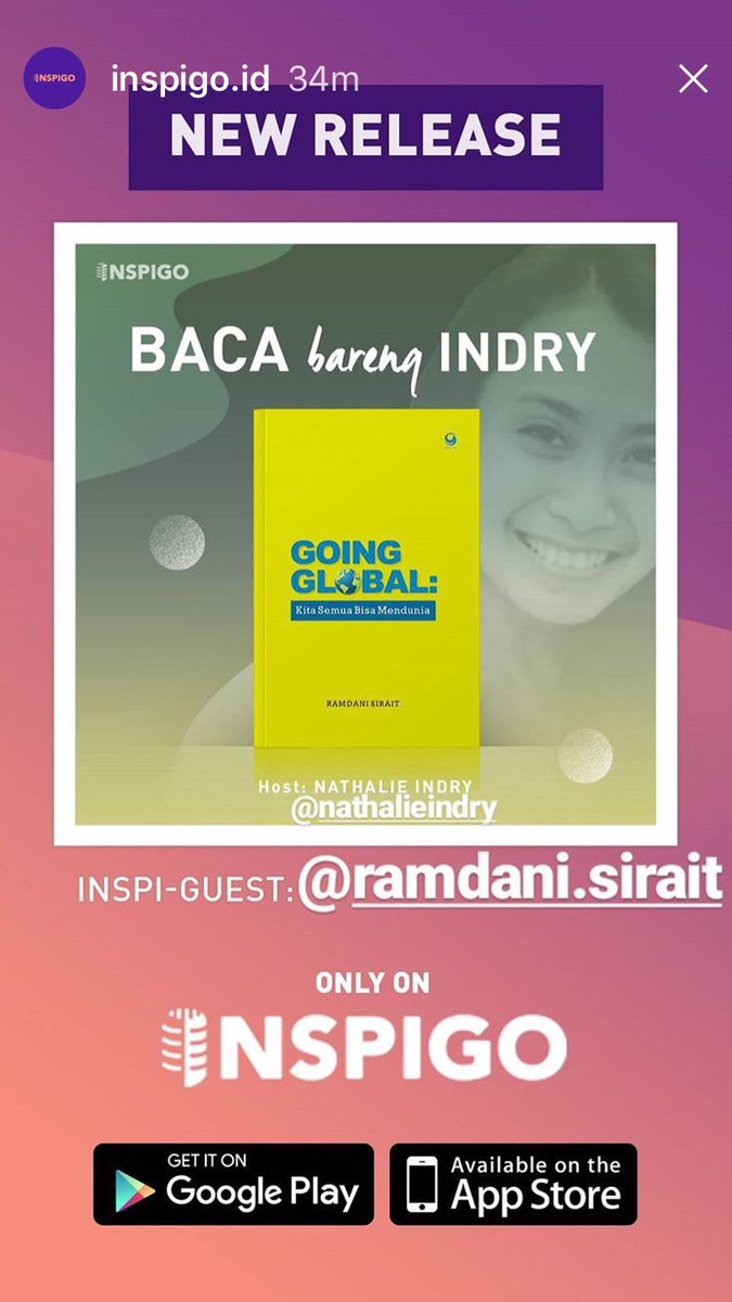 Diskusi menyenangkan bersama <a href="/NathalieIndry/">Indry</a> di @inspigoid. Ada cerita ttg <a href="/MadeMarthini/">made marthini</a> dll.