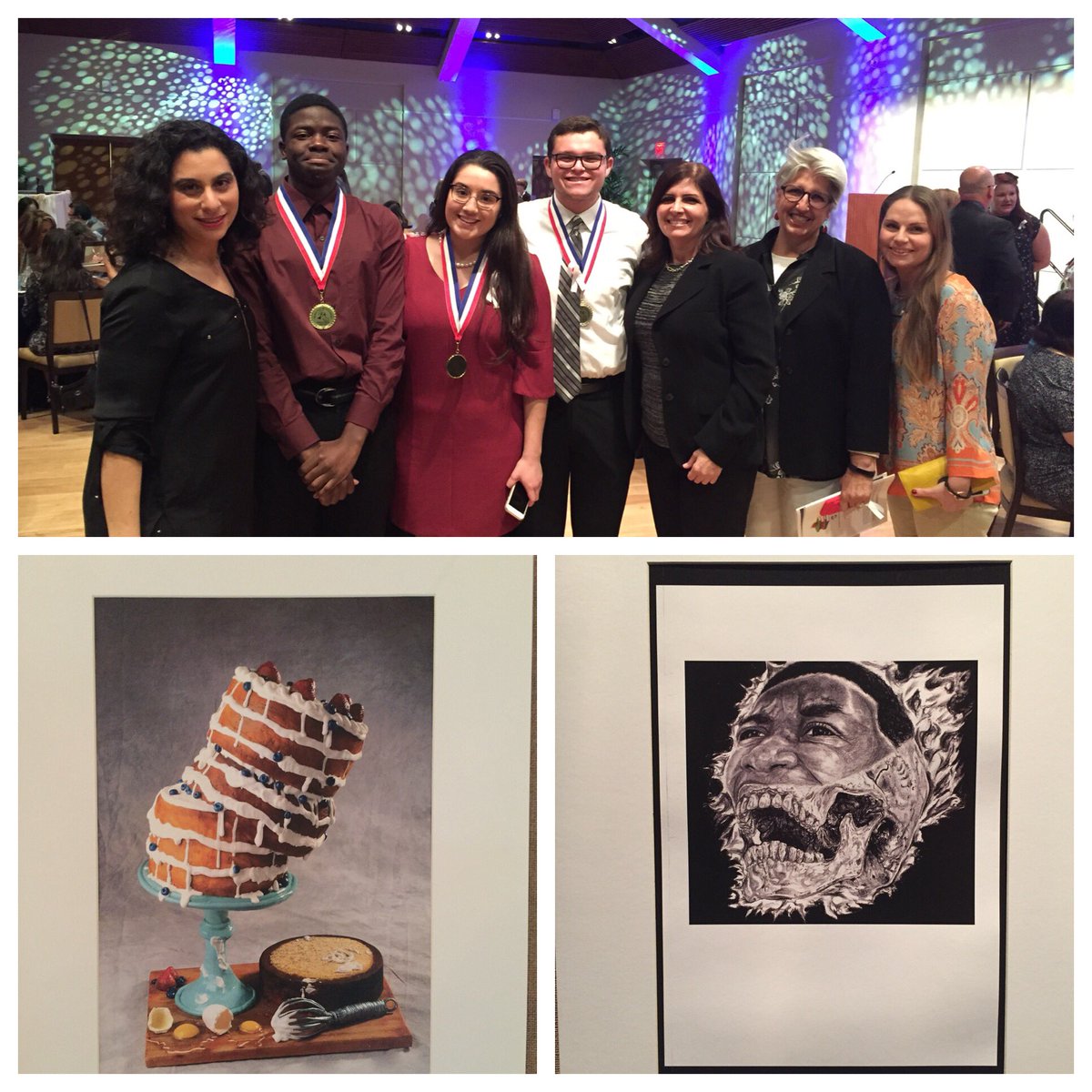 Congratulations to Rodlin Dorvilus, Jarid Altmark &amp; Gabriela Serpa for receiving the Arts for the Future Scholarship! Thank you Mrs. Lieberman, Mrs. Salo &amp; Mrs. Lombard. #ColtsUnited! @APBrown7 <a href="/ColtConnection/">Colt Connection</a>
