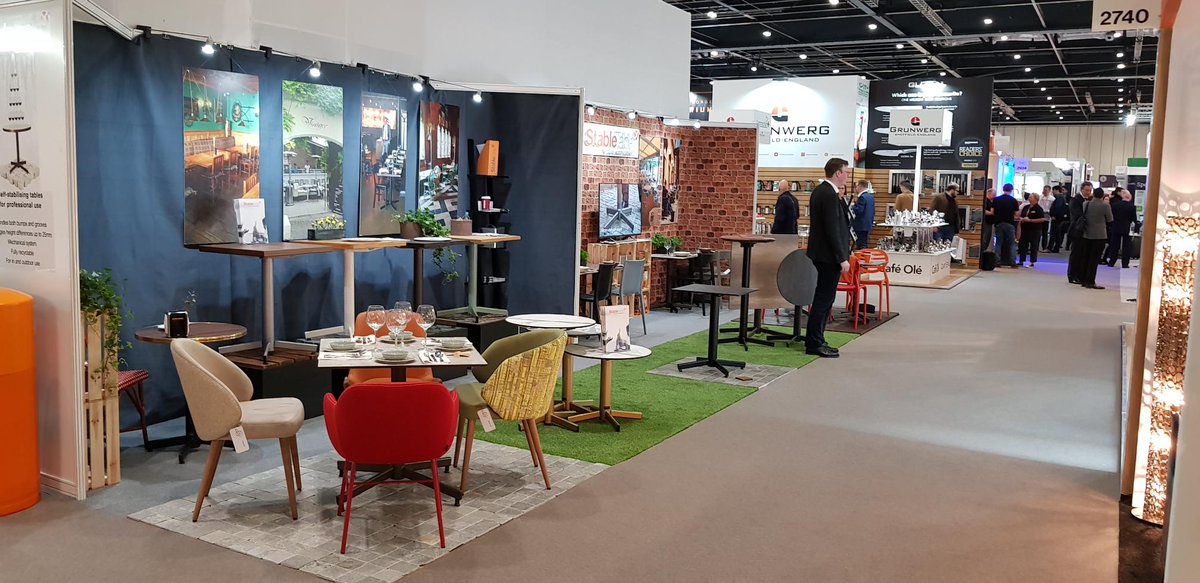 As principal dealers for StableTable we are helping out on Stand 2838....You can meet our Wendy Ockrim at #Hotelympia2018 Excel London, Today.