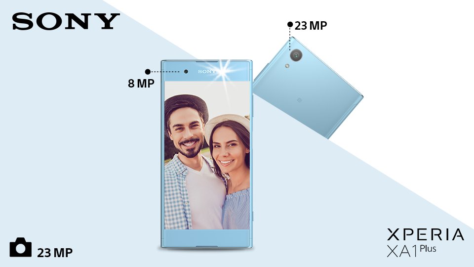SonyXperiaIndia's tweet photo. Need an impressive camera to capture your crazy self? Try the impressive 8MP front camera in the #Sony #Xperia #XA1Plus. It features Exmor R for mobile that let’s you take clear selfies, even in low light. Know more: https://t.co/lnIWKm5tLO https://t.co/XygAbP3ylh
